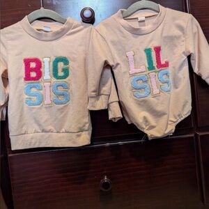 Big Sis/Lil Sis Sweatshirt sets